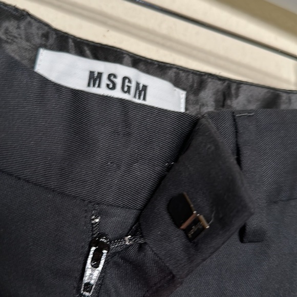 MSGM Men’s Pants Slacks Black Size 40 - Picture 10 of 16